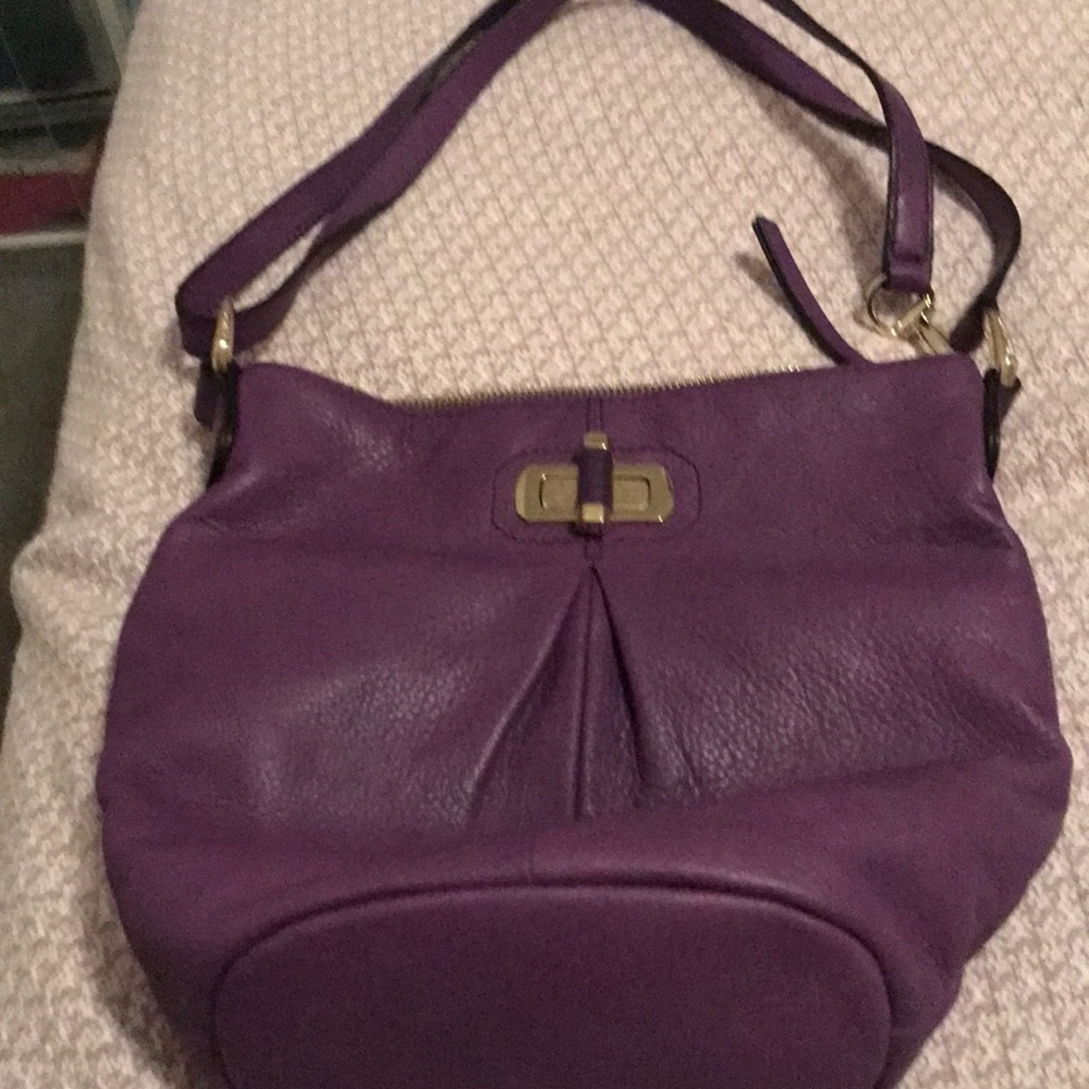 B.Makowsky Glove Leather Crossbody